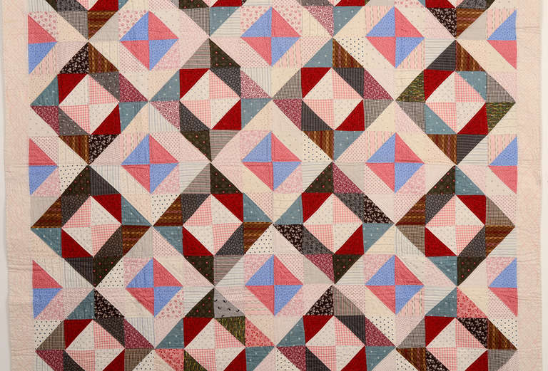 American Light and Dark Diamonds Quilt