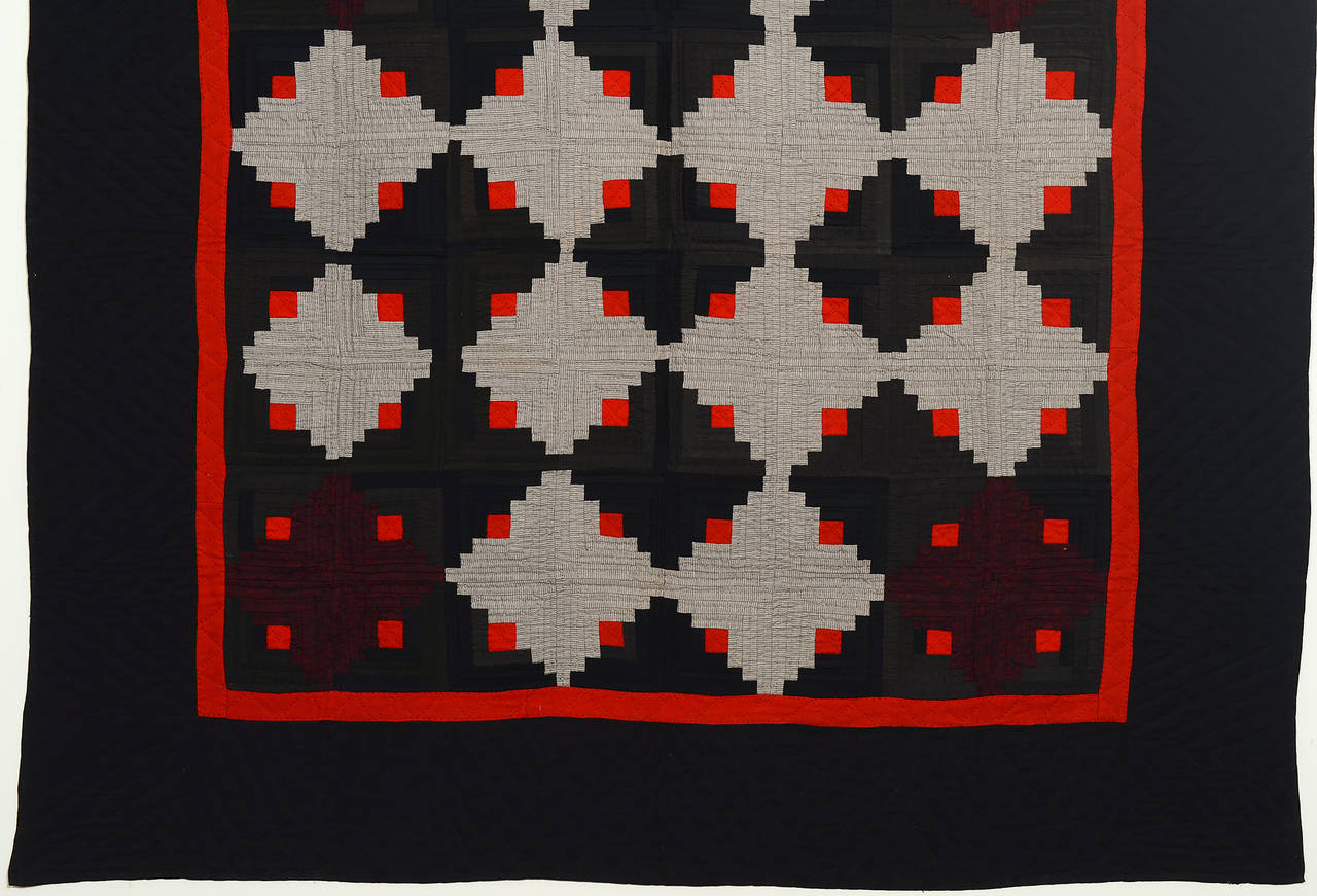 Mennonite Log Cabin Quilt