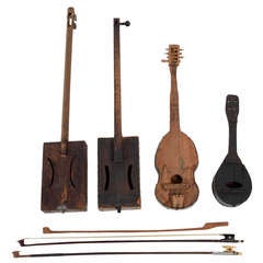 Antique Homemade Musical Instruments