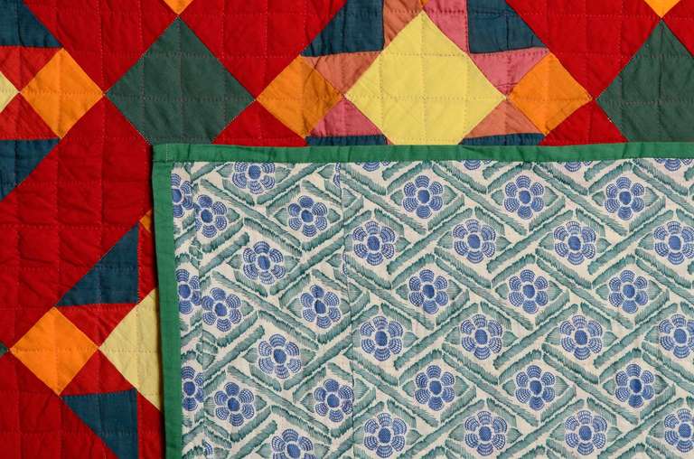 Mennonite Variable Stars Quilt at 1stdibs