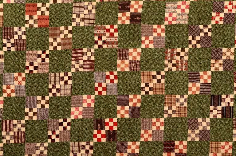 American Nine-Patch in Four-Patch Quilt