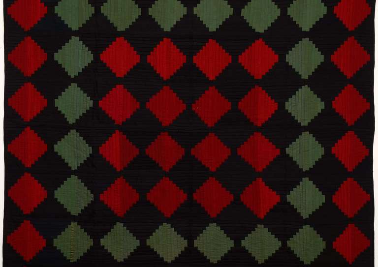 Courthouse Steps Log Cabin Quilt