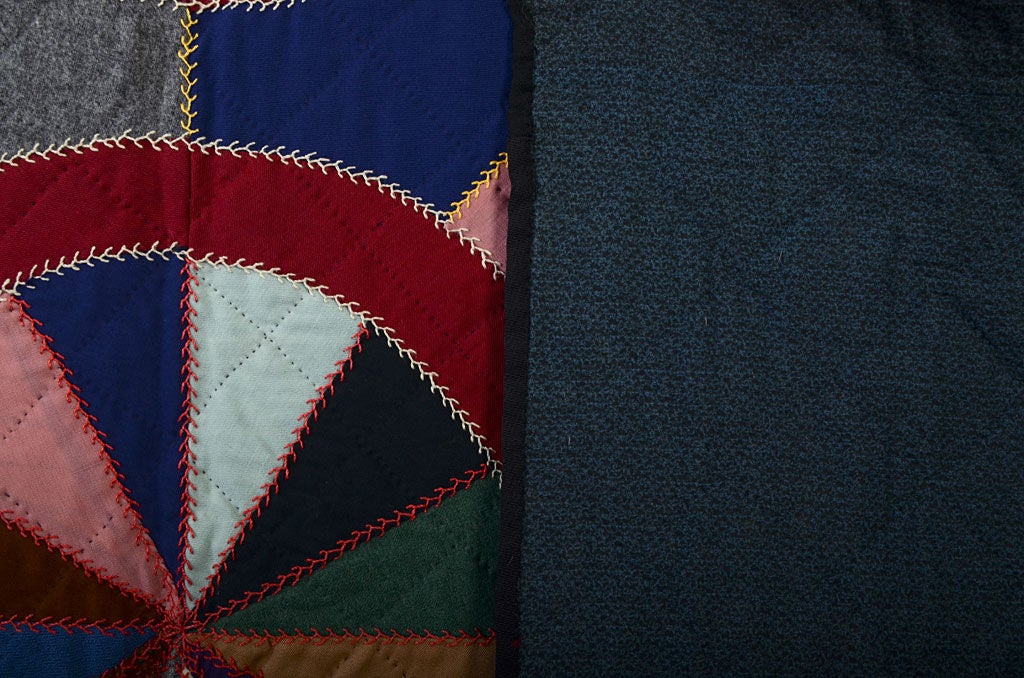 Mennonite Crazy Quilt with Circles 3