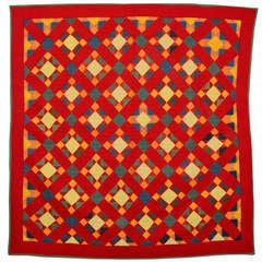 Antique Mennonite Variable Stars Quilt