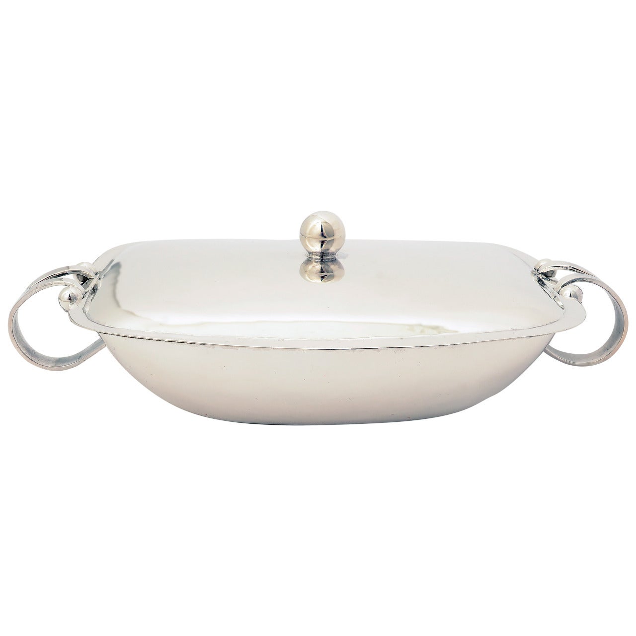 William Spratling Sterling Silver Covered Serving Dish at 1stDibs