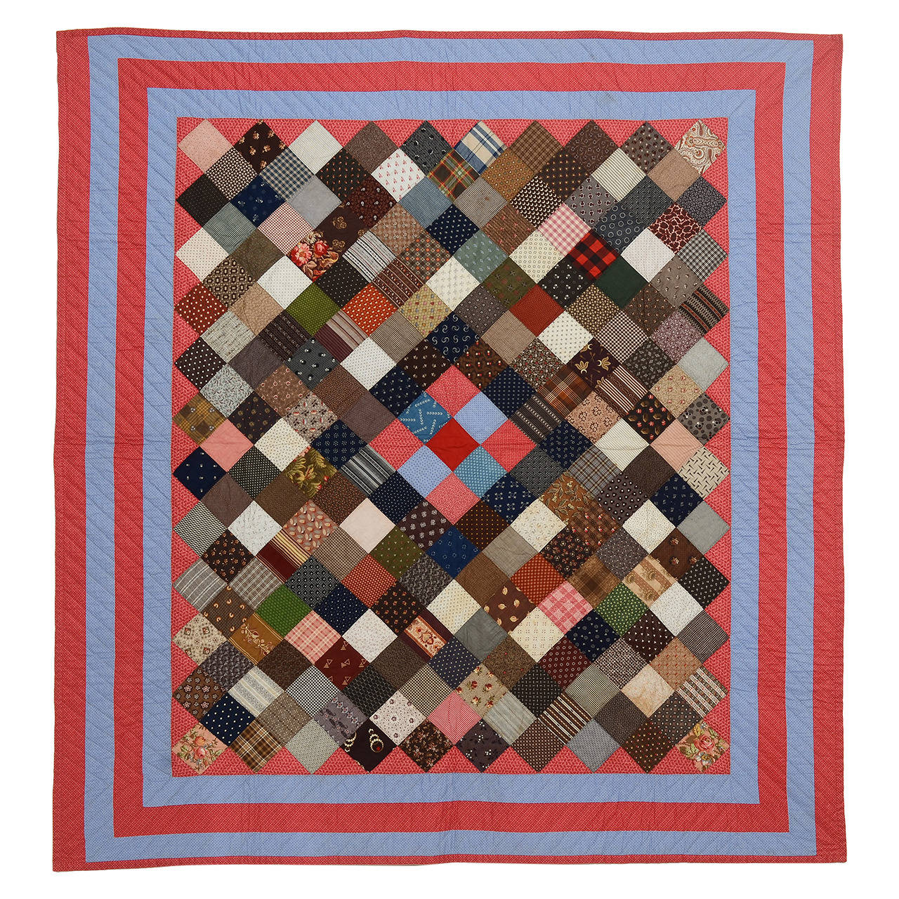 OnePatch Charm Quilt For Sale at 1stdibs