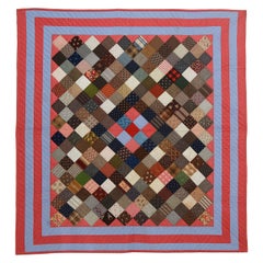 Antique One-Patch Charm Quilt