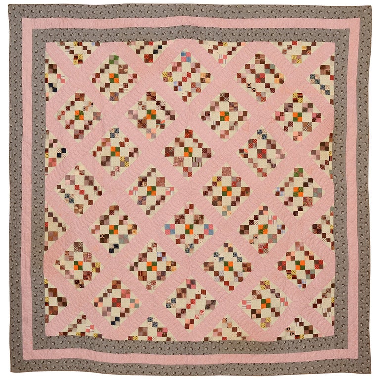 FourPatch in Diamond Quilt at 1stDibs free diamond patch quilt pattern