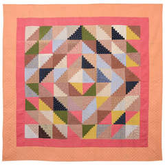 Barnraising Log Cabin Quilt