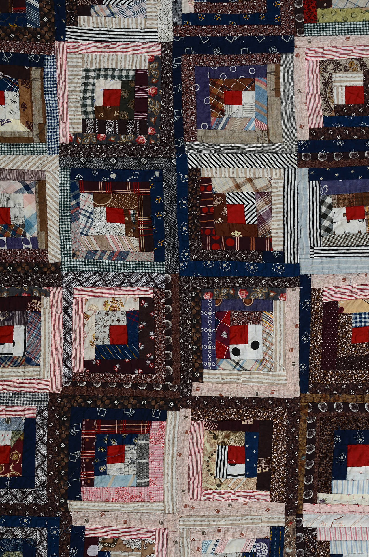Streak of Lightning Quilt with Star Center In Excellent Condition In Darnestown, MD