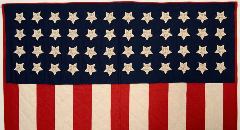 American Patriotic Flag Quilt