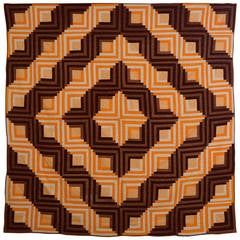 Barn Raising Log Cabin Quilt 12