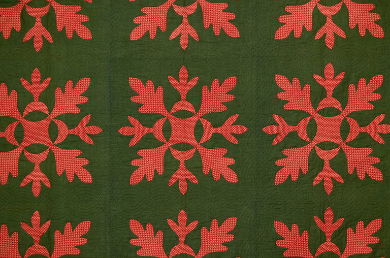 oak leaf quilt pattern