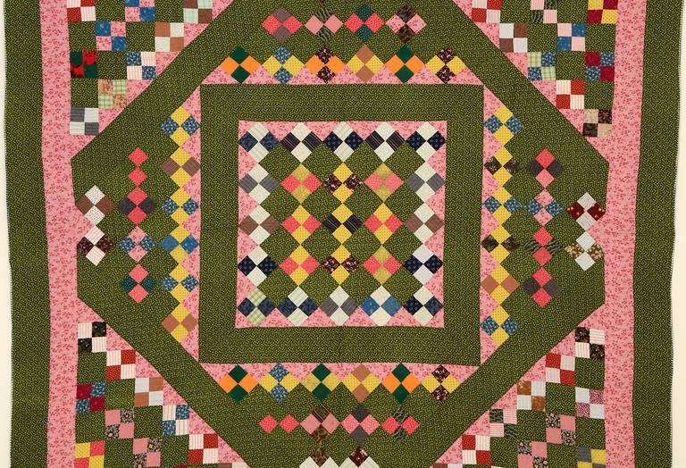 American Unique Four-Patch Quilt
