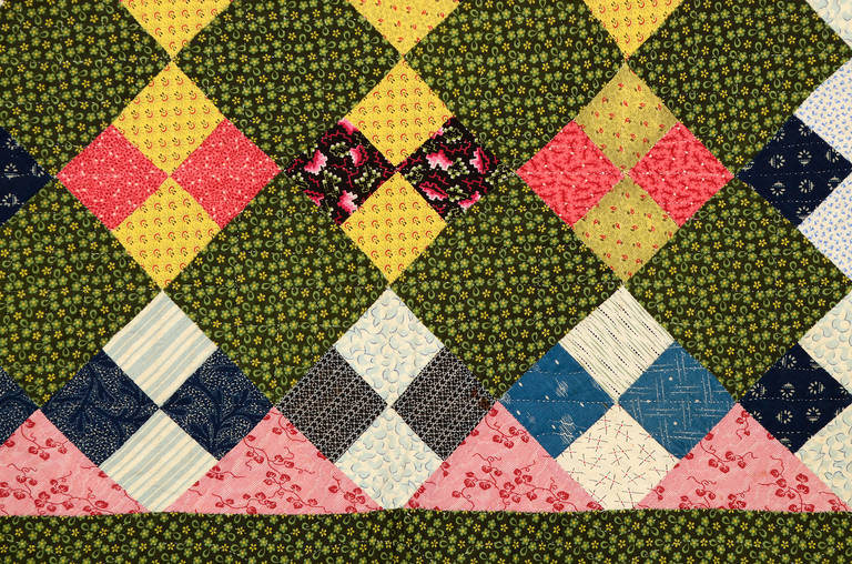 Unique Four-Patch Quilt 1