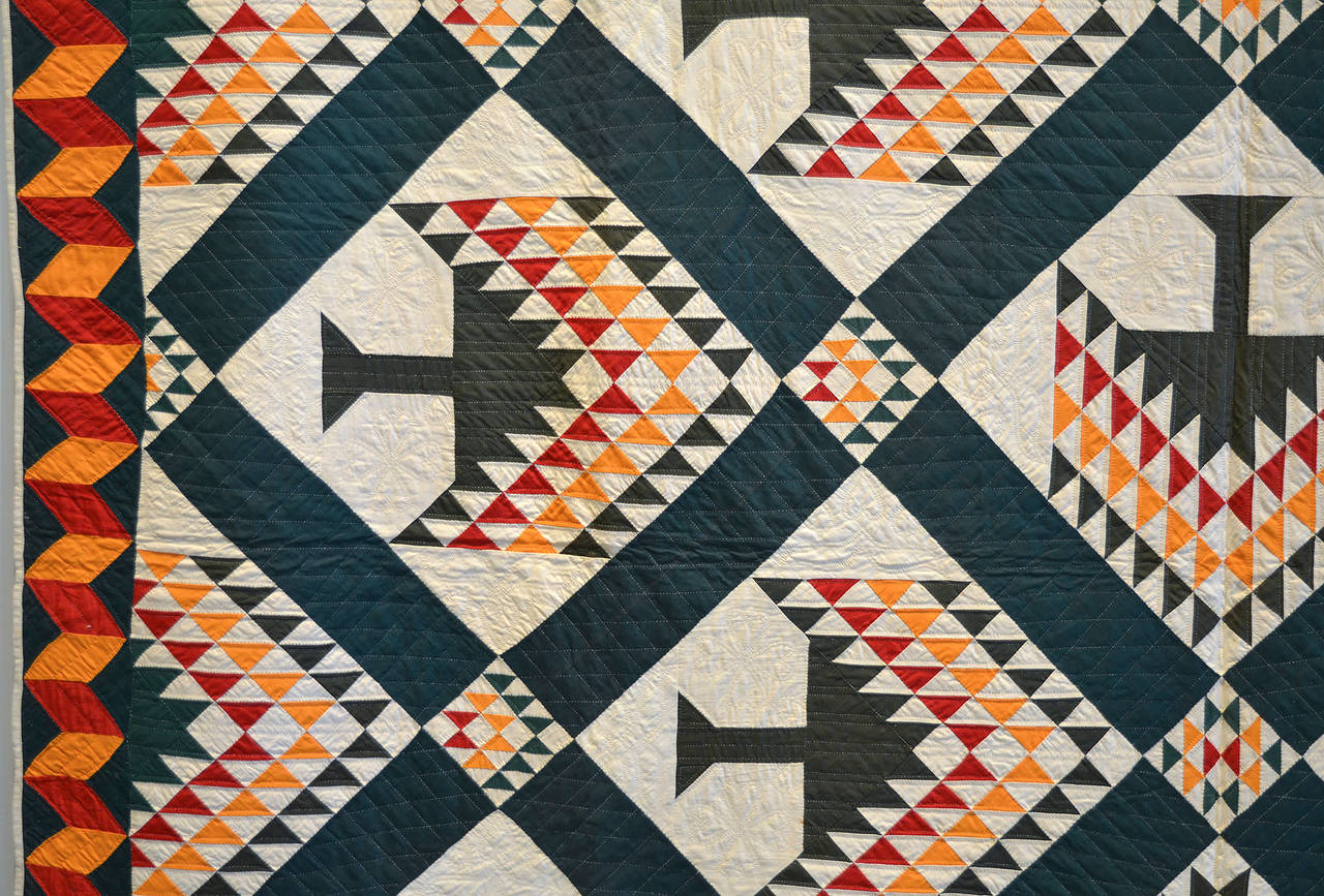 Tree of Paradise Quilt at 1stDibs tree of paradise quilt pattern