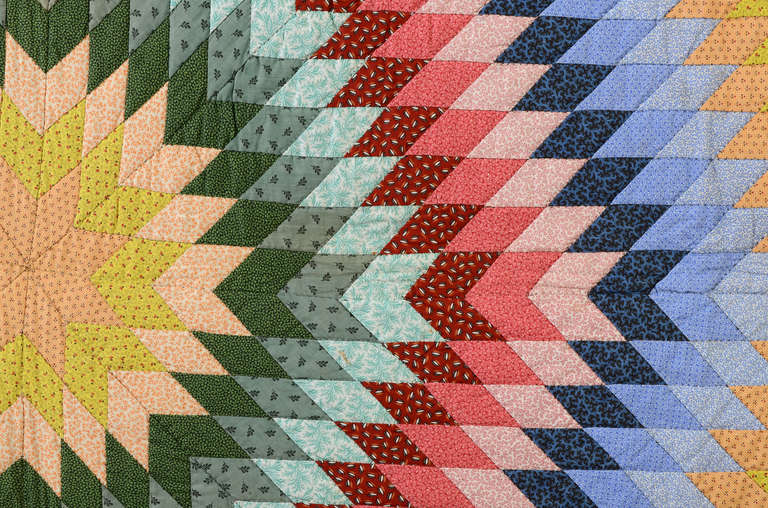 19th Century Star of bethlehem Quilt