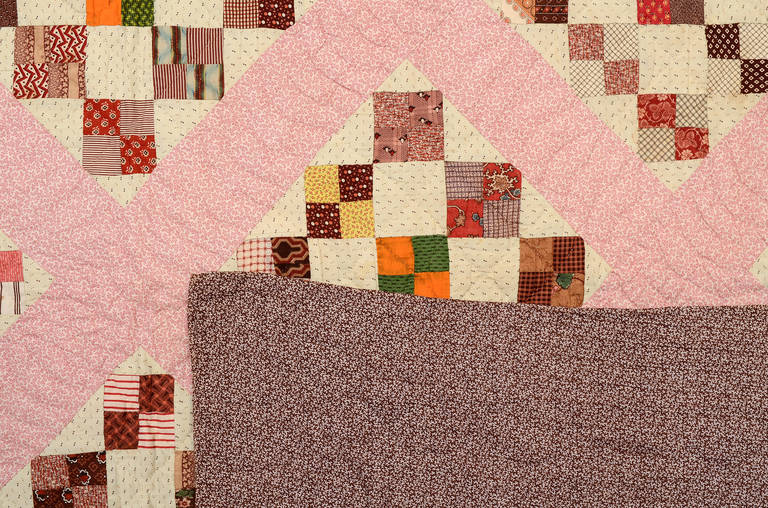 FourPatch in Diamond Quilt at 1stDibs diamond patch quilt pattern