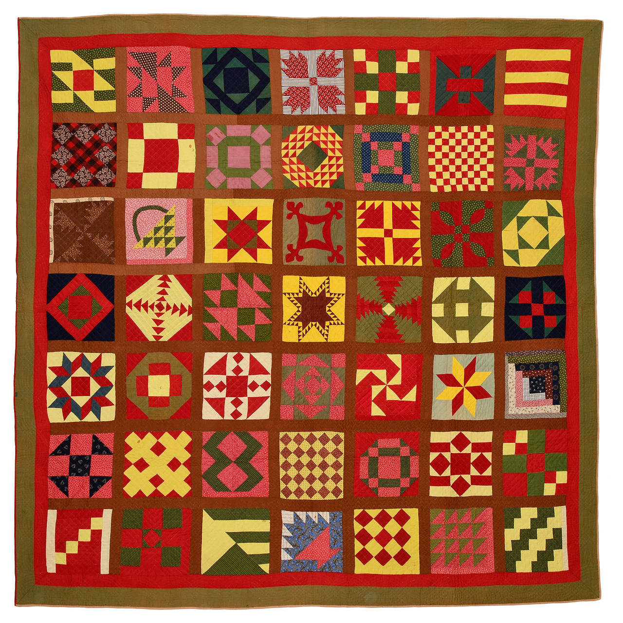 Mennonite Sampler Quilt at 1stDibs