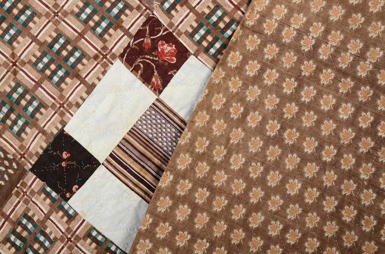 19th Century Puss in the Corner Quilt