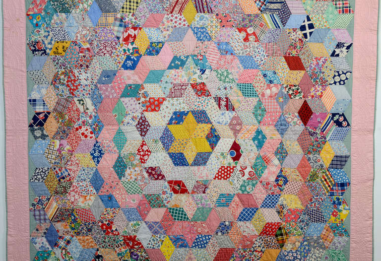 vintage hexagon quilt patterns