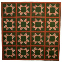 Antique Feathered Stars Quilt