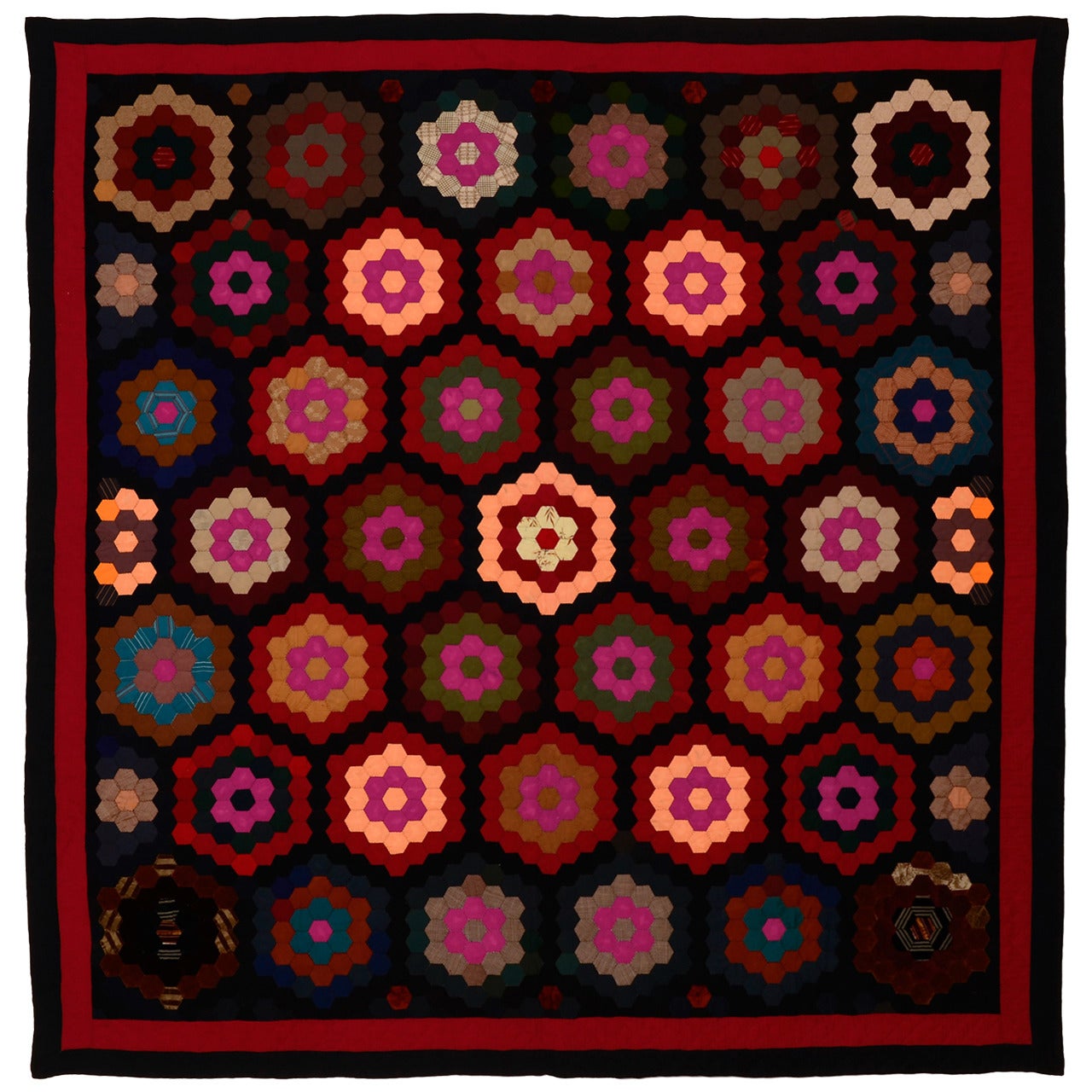 Mennonite Hexagons Quilt