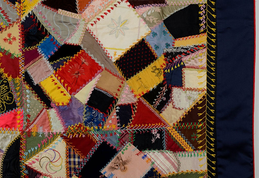 crazy quilt embroidery designs