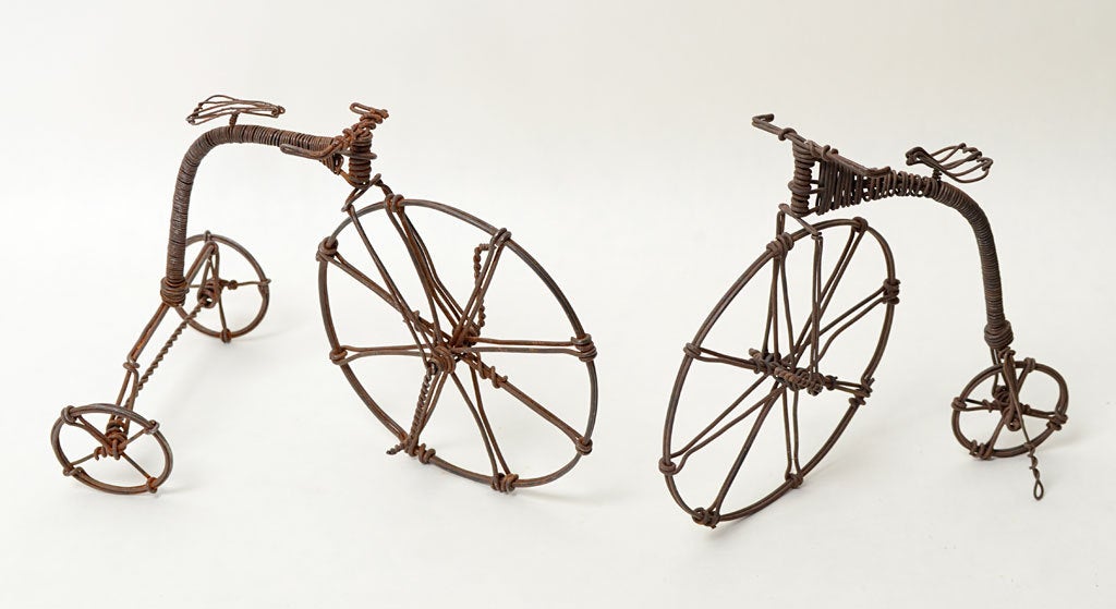 Added to Cart This was a very nicely crafted person on a bicycle. Stands nicely on a desk. This was a gift for my husband who is an avid cyclist and into everything bicycles and is enjoying this sculpture very much.