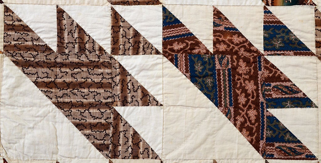 Sawtooth Quilt at 1stDibs