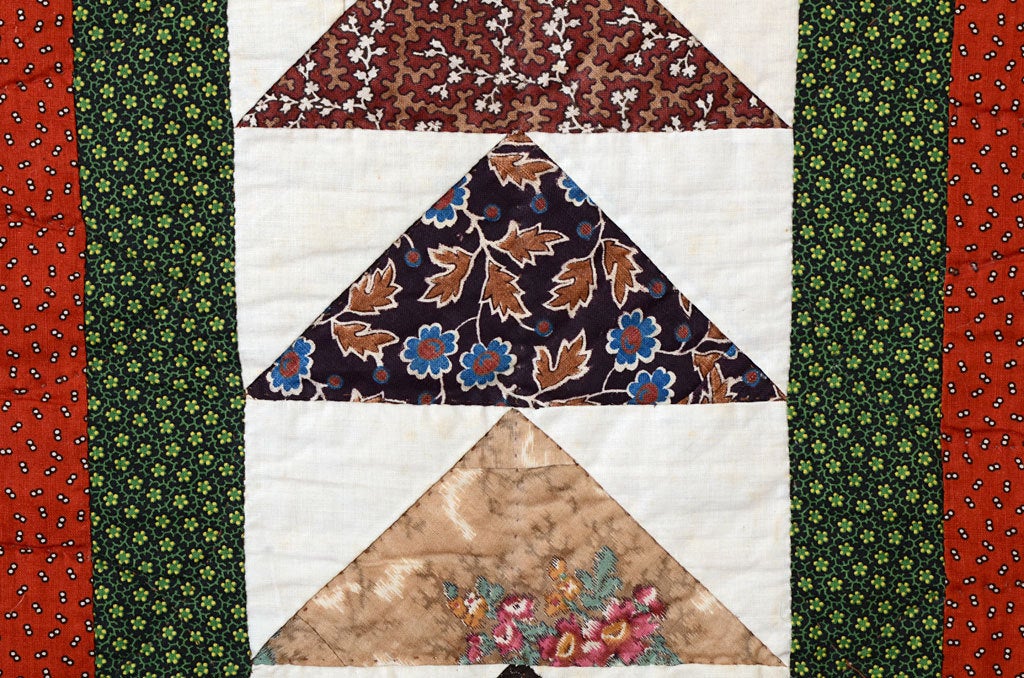 Wild Goose Chase Quilt In Excellent Condition For Sale In Darnestown, MD