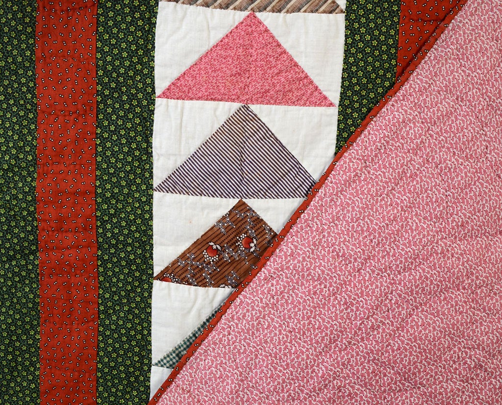 19th Century Wild Goose Chase Quilt For Sale