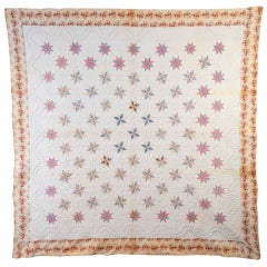 LeMoyne Stars Quilt with Trapunto 3