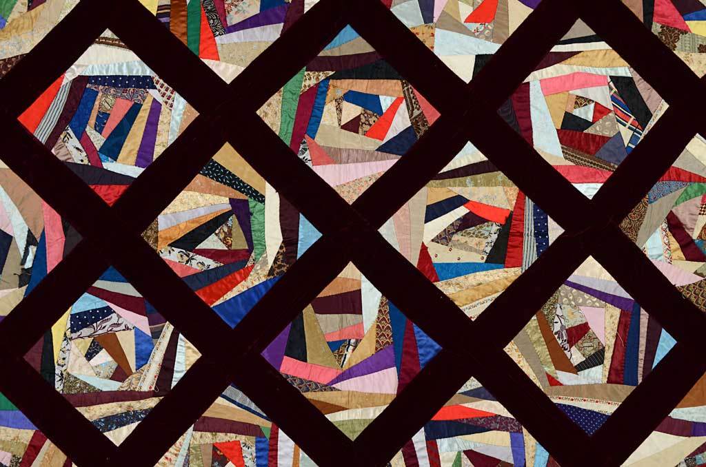 American Victorian Contained Crazy Quilt