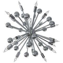 Sputnik Spherical Chandelier, 1950s 3