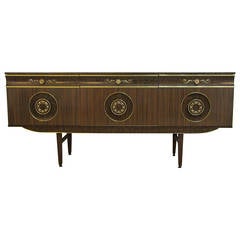 1960's Floating Decorated Credenza