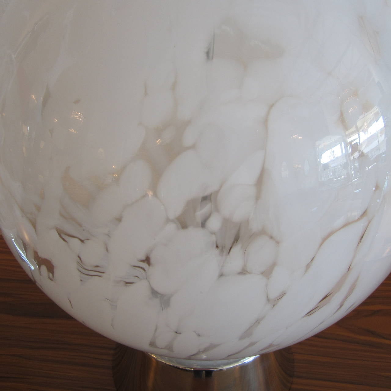 Pair of Vistosi Murano Glass Lamps For Sale 1