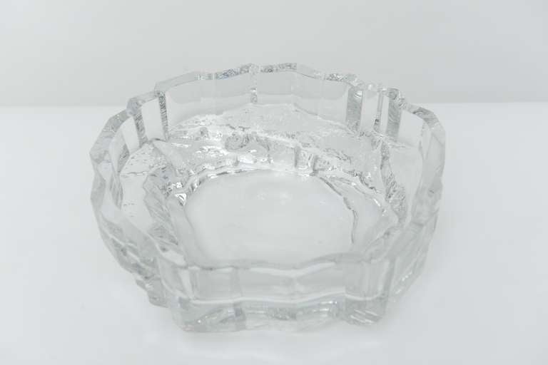 Crystal Bowl by Tapio Wirkkala, Finland 1