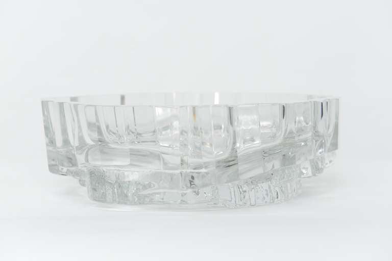 Crystal Bowl by Tapio Wirkkala, Finland 2