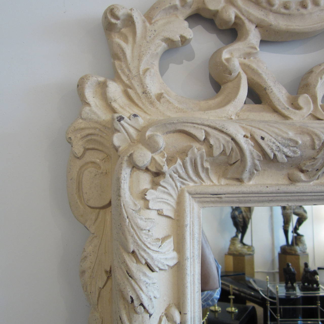19th Century Ornate Mirror For Sale