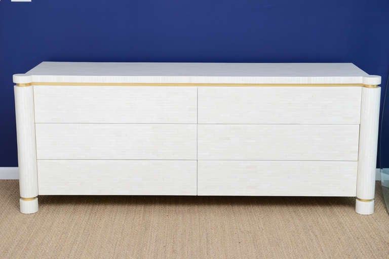 Bone Inlay Chest of Drawers