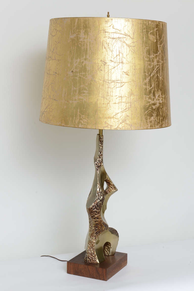 Mid-20th Century Maurizio Tempestini Mid Century Brutalist Brass Torso Lamp