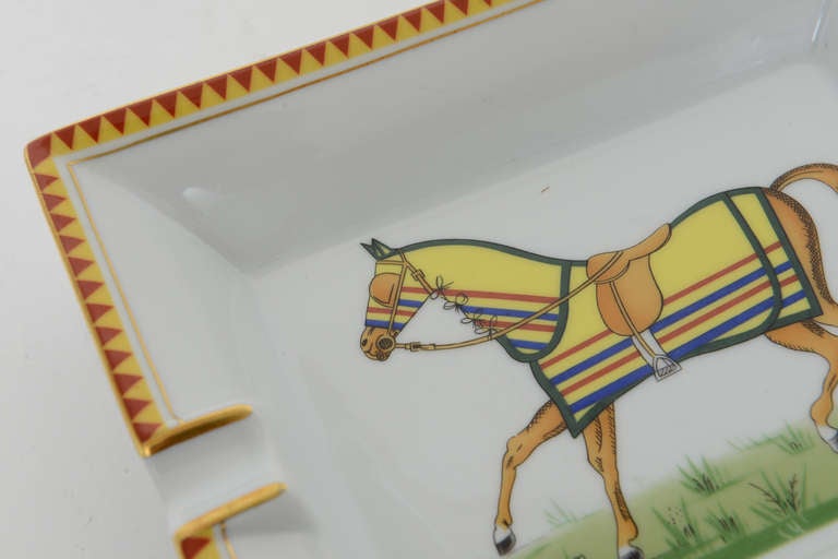Hermes Equestrian Ashtray Dish 1