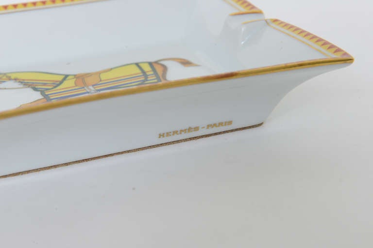 Hermes Equestrian Ashtray Dish 3