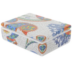 Antoni Gaudi Original Design Ceramic Lidded Box Signed
