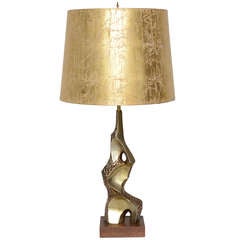 Maurizio Tempestini Mid Century Brutalist Brass Torso Lamp