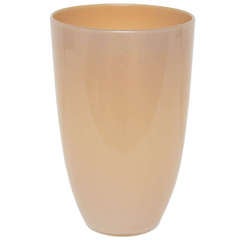 Rare Archimede Seguso Opaque Handblown Murano Glass Vase, 1950s