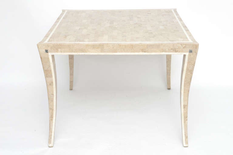 Maitland Smith Tessellated Stone Game or Center Table