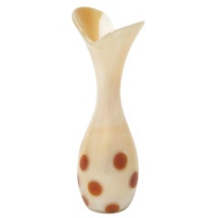 AVEM Barbini Glass Vase with Raised Dots