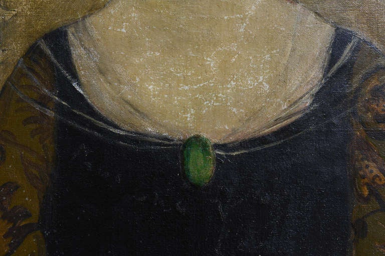 Helen Painting, 1920 by Alice Riddle Kindler In Good Condition For Sale In Miami, FL